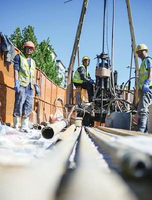 华山片区地下勘探启动 地铁建设前为地层“摸底”
